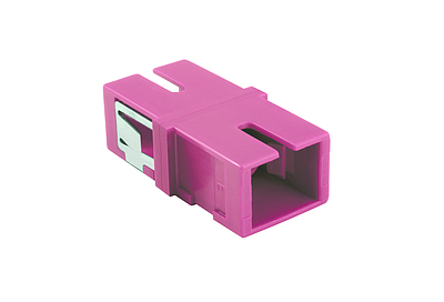 Produkt Adapter SC MM OM4 simplex bez kołnierza SXAD-SC-PC-OM4-S-SE - Solarix - Adaptery