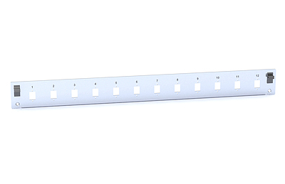 Produkt Panel przełącznicy na 12 adapterów SC simplex / E2000 / LC duplex - Solarix - Przełącznice światłowodowe