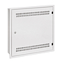 Produkt Szafka SOHO LC-18 pod tynk z szyną 2U, 4U i 11U, 550x550 biała RAL9003 z ramką naścienną - Solarix - Naścienne 19"