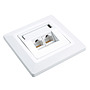 Produkt Gniazdko Solarix CAT6 UTP 2 x RJ45 pod tynk białe SX9-2-6-UTP-WH - Solarix - Gniazdka