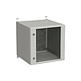Produkt Naścienna szafa zewnętrzna LC-20 12U 600x600 drzwi szklane 2x1 - punktowy zamek LC-20-12U-66-11-G - Solarix - Zewnetrzne z wyższym IP