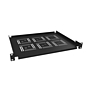 Produkt Półka 19" 1U 350mm BK mocowana do przednich szyn UP-03-B - Solarix - Akcesoria 19"