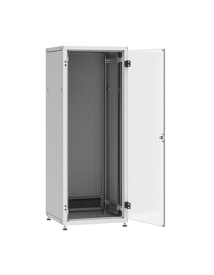 Produkt Szafa LC-50 33U, 600x600 RAL 7035, szklane drzwi - Solarix - Stojące 19"