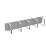 Produkt Organizer kabla 19" 2U RAL 7035 metalowy VP-05-2-00-G - Solarix - Akcesoria 19"
