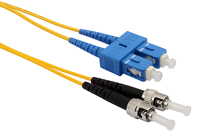 Produkt Patchcord Solarix 9/125 SCpc/STpc SM OS1 2m duplex SXPC-SC/ST-PC-OS1-2M-D - Solarix - Patchcordy