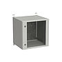 Produkt Naścienna szafa zewnętrzna LC-20 12U 600x500 drzwi szklane 2x1 - punktowy zamek LC-20-12U-65-11-G - Solarix - Zewnetrzne z wyższym IP