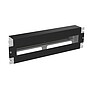 Produkt Panel instalacyjny 3U z szyną DIN do szaf 19", BK RAL9005 - Solarix - Akcesoria 19"