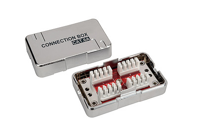 Produkt Box połączeniowy CAT6A STP 8p8c LSA+/Krone KRJS45-VEB6A - Solarix - Boxy połączeniowe