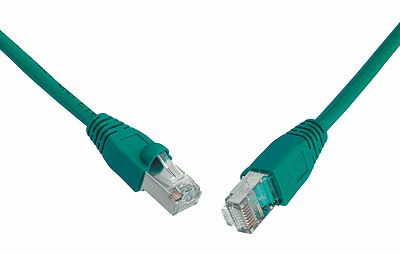 Produkt Patchcord CAT5E SFTP PVC 15m zielony snag-proof C5E-315GR-15MB - Solarix - Patchcordy