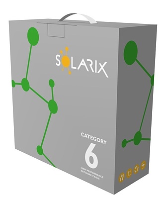 Produkt Kabel instalacyjny Solarix CAT6 UTP PVC  E<sub>ca</sub> 100m/box SXKD-6-UTP-PVC - Solarix - Kable instalacyjne