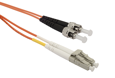 Produkt Patchcord Solarix 50/125 LCpc/STpc MM OM2 2m duplex SXPC-LC/ST-PC-OM2-2M-D - Solarix - Patchcordy