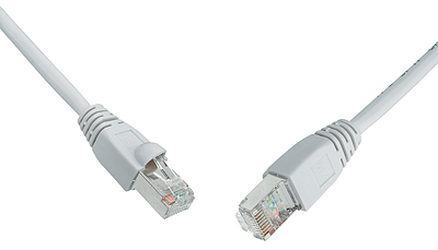 Produkt Patchcord CAT5E SFTP PVC 0,5m szary snag-proof C5E-315GY-0,5MB - Solarix - Patchcordy