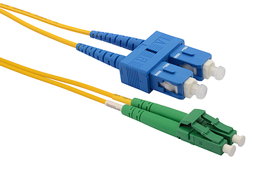 Produkt Patchcord światłowodowy z włóknem OS1 i konektorami LCapc/SCupc długość 1m - Solarix - Patchcordy
