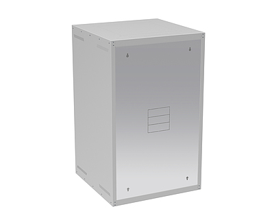 Produkt Szafa naścienna GrandN 20U 600mm, drzwi blaszane, RAL 7035,  GrandN-20U-66-21-G - Solarix - Naścienne 19"