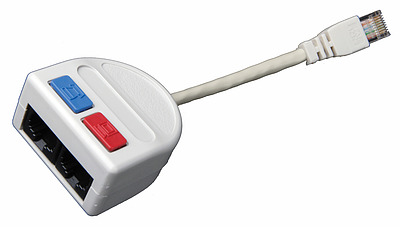 Produkt Rozdzielacz komputer/telefon 2x RJ45 UTP T-MOD 3-U4 - Solarix - Rozgałęźniki