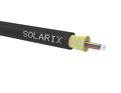 Produkt DROP1000 kabel Solarix 16wł 9/125, 3,6 mm LSOH E<sub>ca</sub> czarny SXKO-DROP-16-OS-LSOH - Solarix - Światłowody