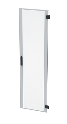 Produkt Drzwi metalowe do LC-50, 42U, szerokość 600 mm, perforowane, kolor RAL 7035, zamek 3-punktowy - Solarix - Akcesoria