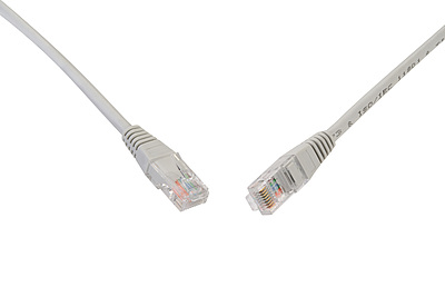 Produkt Patchcord CAT6 UTP PVC 3m szary non-snag-proof C6-155GY-3MB - Solarix - Patchcordy