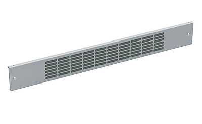 Produkt Panel cokołu szafy, długość 1000 mm, z filtrem powietrza, wysokość 100 mm, kolor RAL7035 - Solarix - Akcesoria