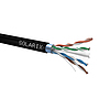Produkt Kabel instalacyjny Solarix CAT6 FTP PE F<sub>ca</sub> zewnętrzny szpula 500 m SXKD-6-FTP-PE czarny - Solarix - Kable instalacyjne
