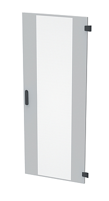 Produkt Drzwi metalowe do LC-50, 42U, szerokość 800 mm, perforowane, kolor RAL 7035, zamek 3-punktowy - Solarix - Akcesoria