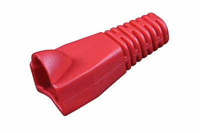 Produkt Osłonka RJ45 snag proof czerwona S45SP-RD dla kabli o całkowitej średnicy do 5,5 mm - Solarix - Osłonki