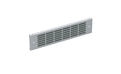 Produkt Panel cokołu szafy, długość 600 mm, z filtrem powietrza, wysokość 100 mm, kolor RAL7035 - Solarix - Akcesoria