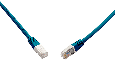Produkt 10G patchcord CAT6A SFTP LSOH 5m niebieski non-snag-proof C6A-315BU-5MB - Solarix - Patchcordy