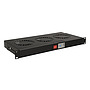 Produkt Jednostka wentylacyjna 19" 1U 2 wentylatory z bimetalowym termostatem BK do 19" szyn VJ19-2-T-B - Solarix - Akcesoria 19"
