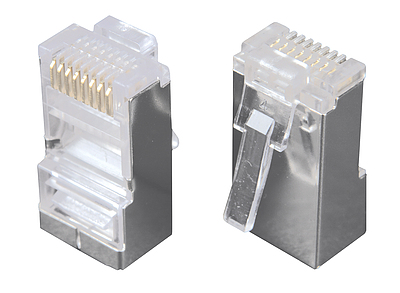 Produkt  Konektor RJ45 CAT5E STP 8p8c ekranowany na drut KRJS45/5SLD - Solarix - Konektory