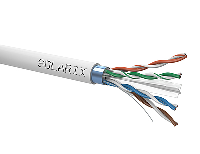 Produkt Kabel instalacyjny Solarix CAT6 FTP PVC E<sub>ca</sub> 500m/szpula SXKD-6-FTP-PVC - Solarix - Kable instalacyjne