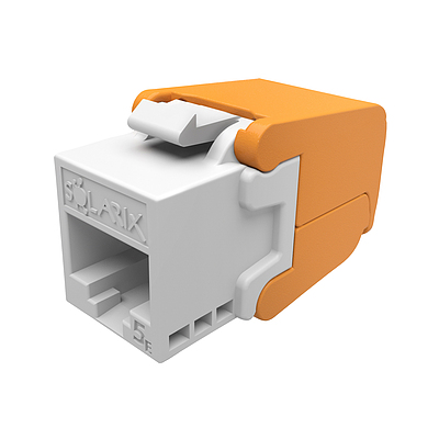 Produkt Samozaciskowy keystone Solarix CAT5E UTP SXKJ-5E-UTP-WH-SA - Solarix - Keystony