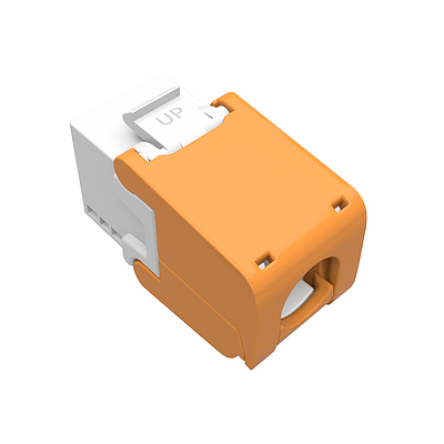 Produkt Samozaciskowy keystone Solarix CAT5E UTP SXKJ-5E-UTP-WH-SA - Solarix - Keystony