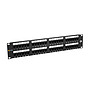 Produkt 19" patch panel Solarix 48 x RJ45 CAT5E UTP 150 MHz czarny 2U SX48-5E-UTP-BK - Solarix - Patch panele