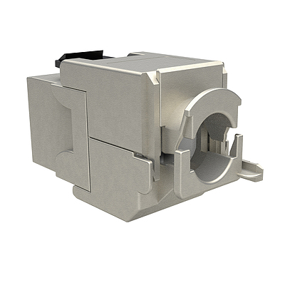 Produkt Samozaciskowy keystone Solarix CAT5E STP RJ45 SXKJ-5E-STP-BK-SA - Solarix - Keystony