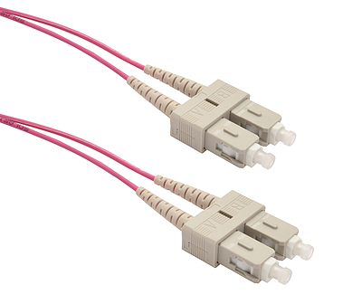 Produkt Patchcord Solarix 50/125 SCpc/SCpc MM OM4 2m duplex SXPC-SC/SC-PC-OM4-2M-D - Solarix - Patchcordy