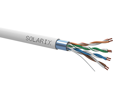 Produkt Kabel typu linka Solarix CAT5E FTP PVC szary box 305m SXKL-5E-FTP-PVC-GY - Solarix - Kable  linka