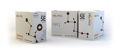 Produkt Kabel typu linka Solarix CAT5E FTP PVC szary box 305m SXKL-5E-FTP-PVC-GY - Solarix - Kable  linka